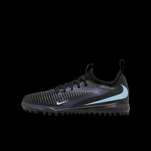 Nike Jr. Phantom 6 Low Academy-fodboldsko til grus til større børn - sort