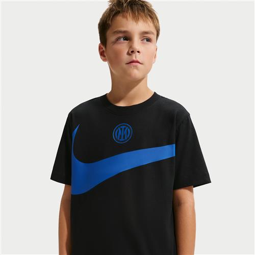 Inter Milan Swoosh Nike Football-T-shirt til mænd - sort