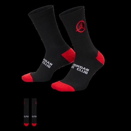 Jordan Flight Club stødabsorberende crewstrømper - sort