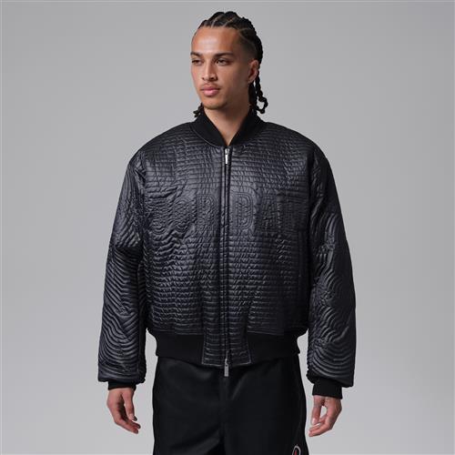 Jordan Flight Varsity-jakke i nylon til mænd - sort