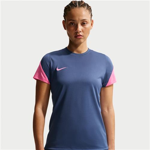 Kortærmet Nike Strike Dri-FIT-fodboldtrøje til kvinder - blå