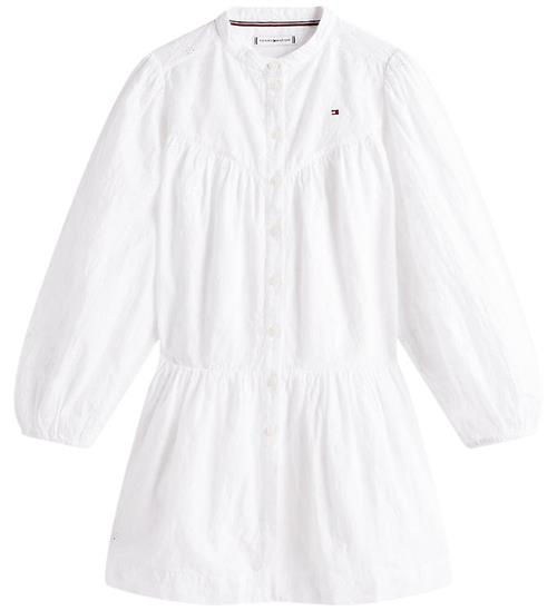 Tommy Hilfiger Kjole - Broderie Anglaise - Hvid