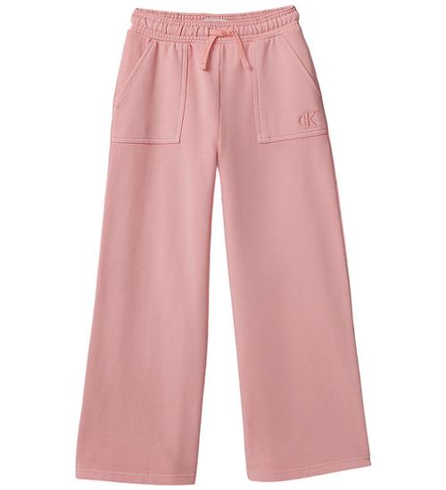 Calvin Klein Sweatpants - Wide Leg - Quartz Pink