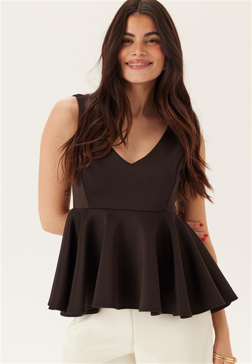 BUBBLEROOM Scuba Peplum Top