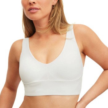 Calida BH Bustier With Adjustable Straps Hvid Large Dame