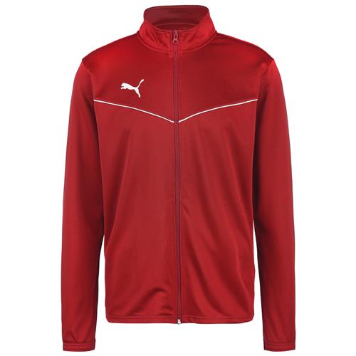 PUMA Træningsjakke 'TeamRise'  rød / hvid