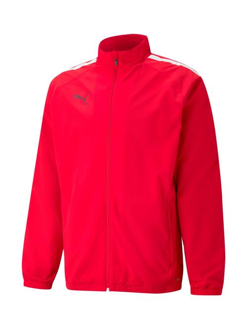 PUMA Træningsjakke 'TeamLiga'  rød / hvid