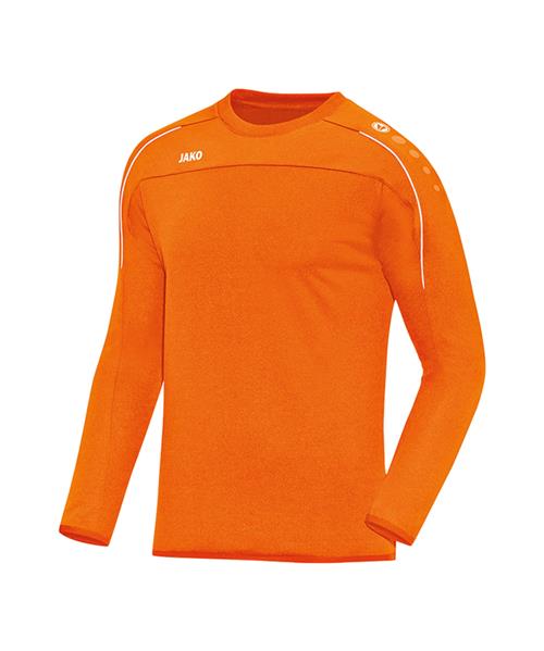 JAKO Sportsweatshirt  mørkeorange / hvid