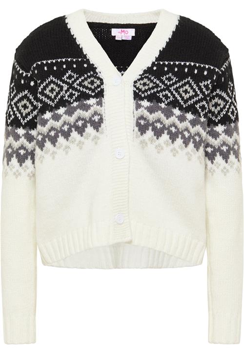 MYMO Cardigan  sort / hvid