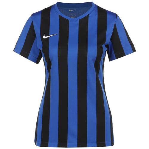 NIKE Fodboldtrøje 'Striped Division IV'  blå / sort / hvid
