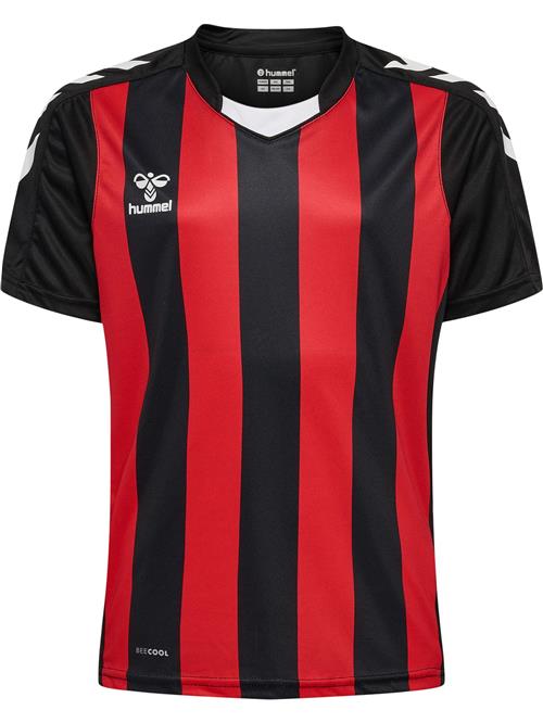 Hummel Funktionsskjorte  carminrød / sort / hvid