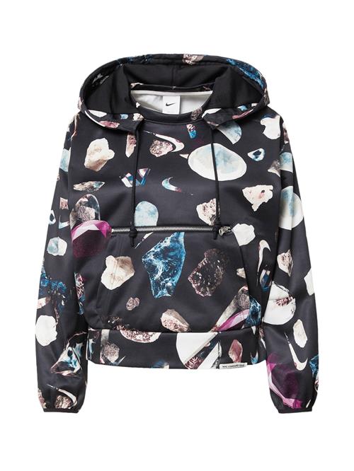 NIKE Sweatshirt  mørkelilla / pink / sort / hvid