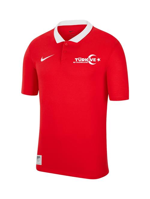 NIKE Fodboldtrøje  rød / hvid