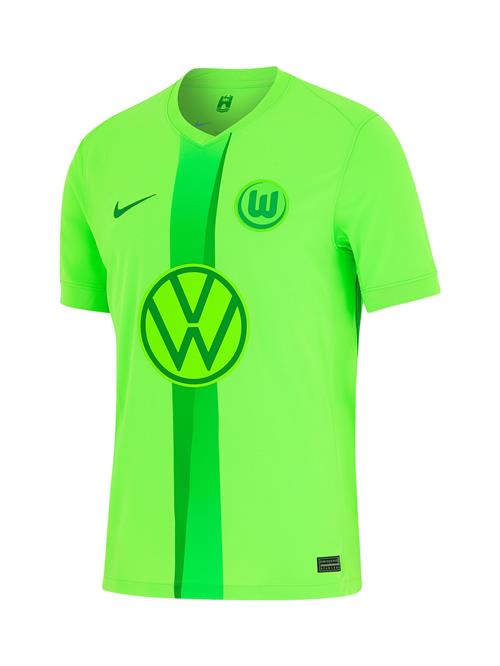 NIKE Fodboldtrøje 'VfL Wolfsburg 2024/2025'  neongrøn / lysegrøn / mørkegrøn