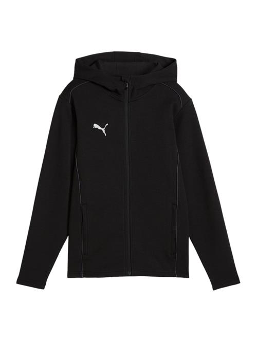 PUMA Sportssweatjakke  sort / hvid