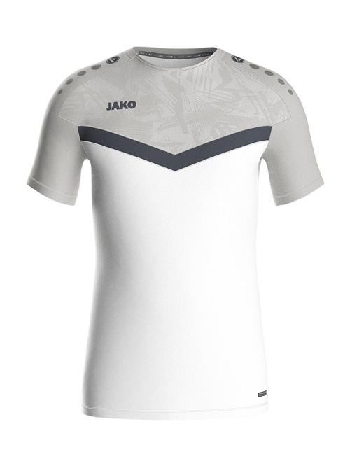 JAKO Funktionsskjorte  stone / sort / hvid