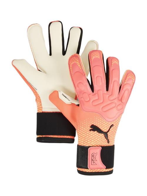 PUMA Sportshandsker 'Future Pro Hybrid'  citrongul / lyseorange / lyserød / sort