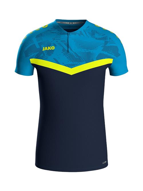 JAKO Funktionsskjorte  blå / navy / lemon
