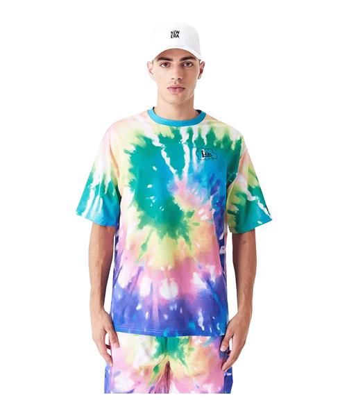 NEW ERA Funktionsskjorte  blå / pastelgul / grøn / lilla