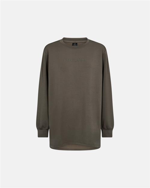 Sweatshirt "Oversize" | Polyester | Brun