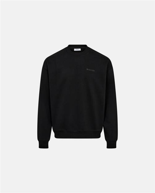 Sweatshirt crewneck "drake" | 100 bomuld | Sort m. backprint