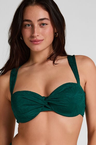 Hunkemöller Azua Bøjle-Bikinitop Uden Polstring Grøn