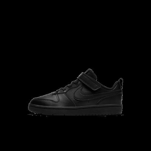 Nike Court Borough Low 2-sko til mindre børn - sort