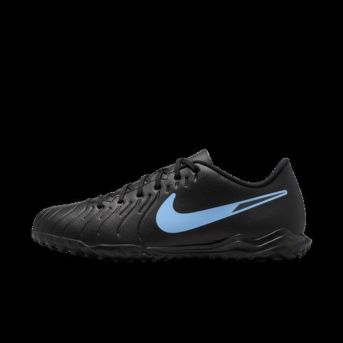 Nike Tiempo Legend 10 Club Low-Top-fodboldsko til grus - sort