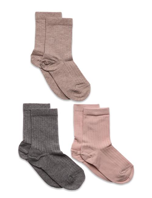 mp Denmark | Cotton Rib Socks -  3-Pack | 22/24