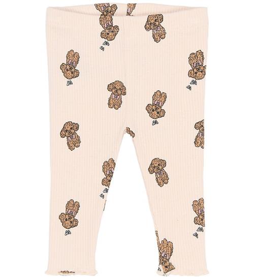 The New Leggings - TnsbSona - Rib - Silver Peony AOP