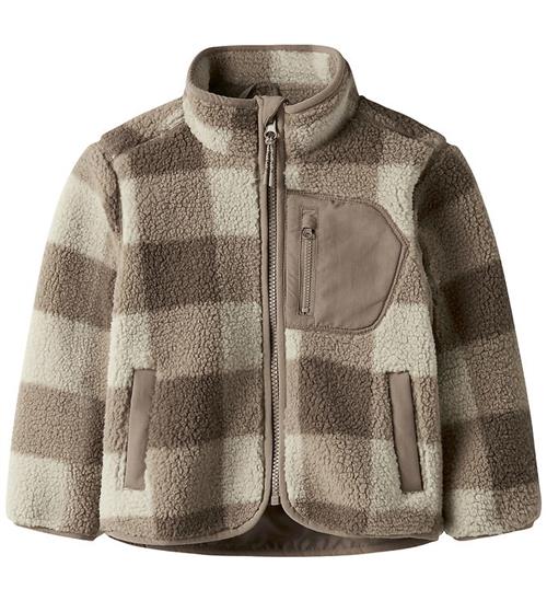 Name It Fleecejakke - Teddy - NmmMonico - Fossil