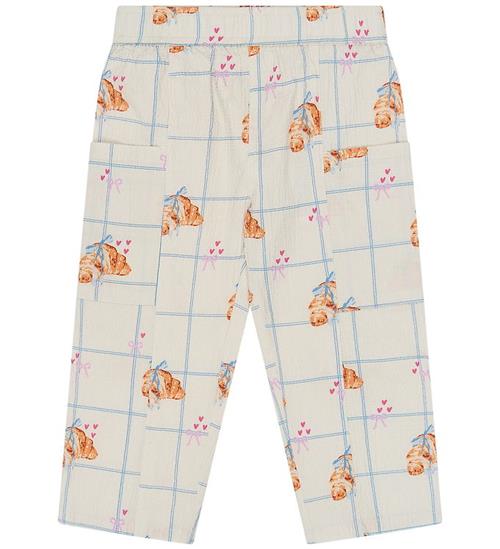 The New Siblings Bukser - TnstSilke - Gardenia m. Print