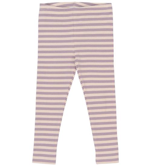 The New Siblings Leggings - Rib - TnstFro - Sea Fog Striped