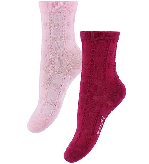 Konges Sløjd Strømper - 2-pak - Heart Mix