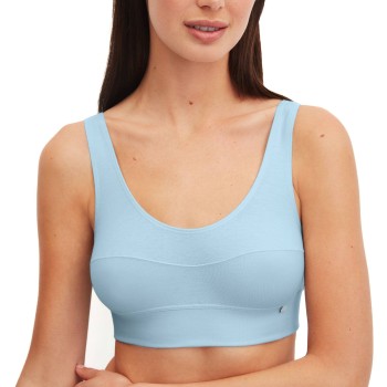 Calida BH Elastic Top Isblå bomuld Small Dame