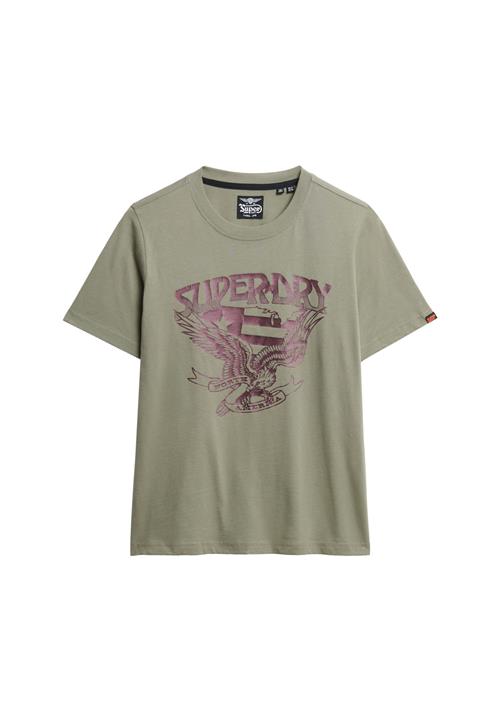 Superdry & Co Shirts 'American Eagle'  choko / oliven