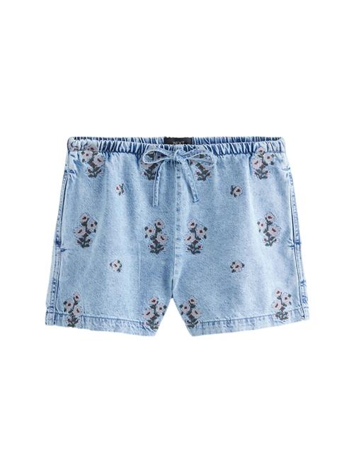 Next Bukser  blue denim / mørkegrøn / carminrød / hvid