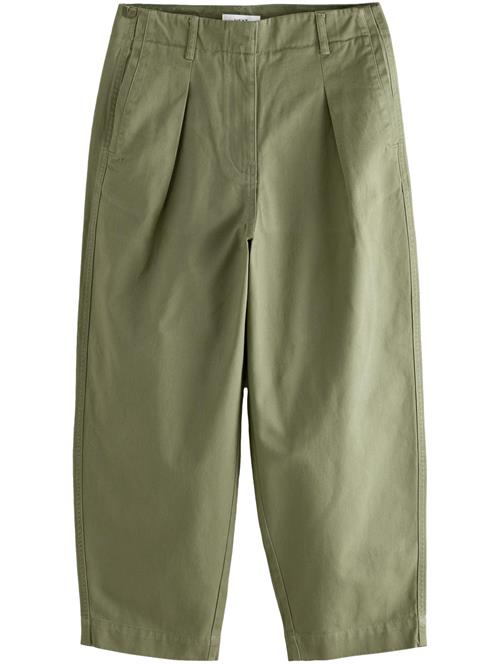 Next Bukser med lægfolder  kiwi