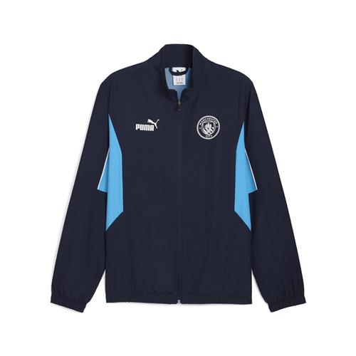 PUMA Træningsjakke 'Manchester City FtblArchive'  navy / lyseblå / hvid