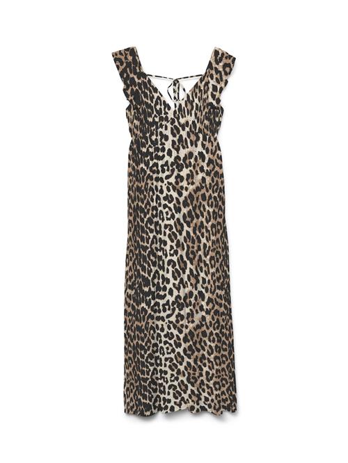 VERO MODA Sommerkjole 'VMJOSIE'  beige / brun / naturhvid