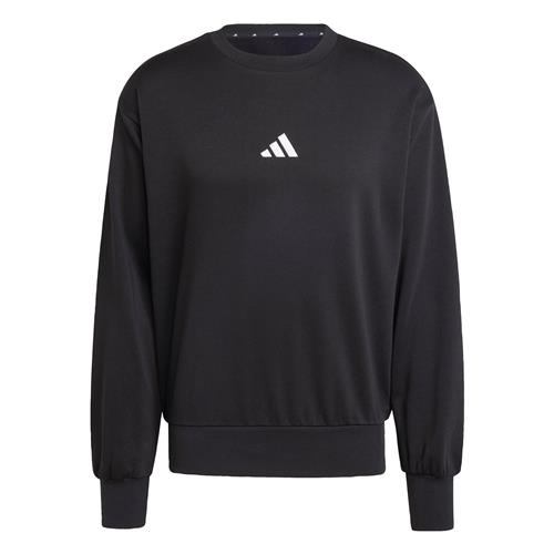 ADIDAS SPORTSWEAR Sportsweatshirt 'Essentials Feelcozy'  sort / hvid