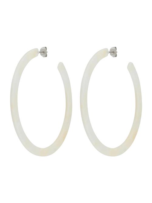 Fräulein Wunder Øreringe 'Anne Ivory'  uldhvid