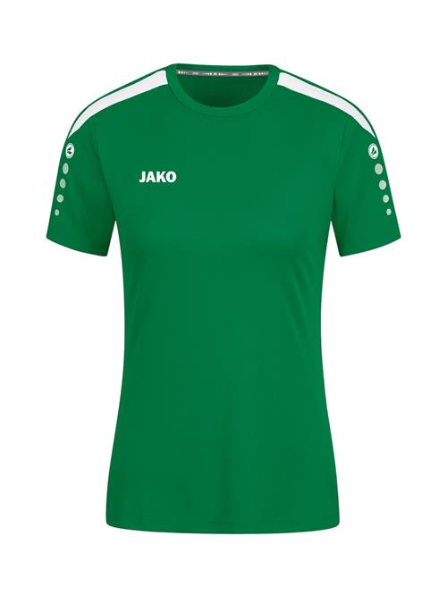 JAKO Funktionsbluse 'Power KA'  grøn / hvid