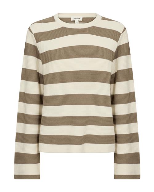 SOAKED IN LUXURY Pullover 'Lidya'  chamois / lysebrun