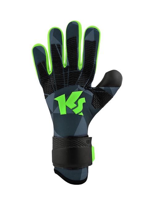 KEEPERsport Sportshandsker 'Varan8 Champ NC Demon'  lime / sort