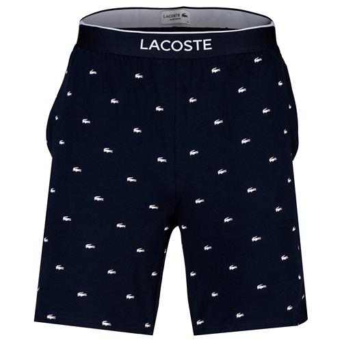 LACOSTE Pyjamasbukser  mørkeblå / hvid