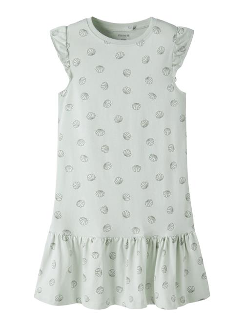 NAME IT Kjole Vida Pale Aqua Sea Shells