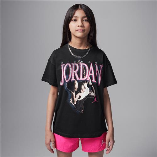 Oversized Jordan Soar-T-shirt til større børn - sort