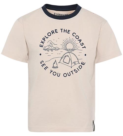 Didriksons T-shirt - Mynta - Sand Beige