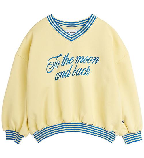 Mini Rodini Sweatshirt - To The Moon - Gul